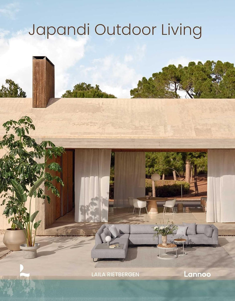 ספר עיצוב Japandi Outdoor Living - עטיפה קדמית, גינה בסגנון ג'פנדי