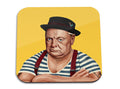 Hipstory | Winston Churchill Wooden Coaster